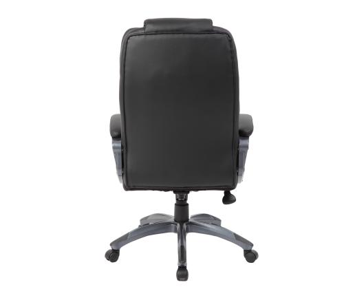 Työtuoli HOWARD, 66x75,5xH116-123,5cm, musta, keinonahkaa, muovia