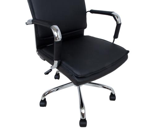 Työtuoli ULTRA 54,5x60xK106,5-116,5cm, musta keinonahkainen nahka