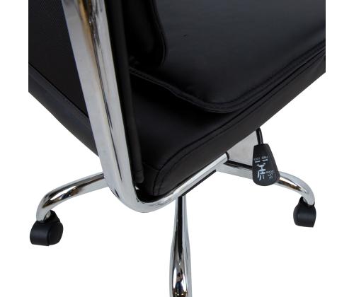 Työtuoli ULTRA 54,5x60xK106,5-116,5cm, musta keinonahkainen nahka