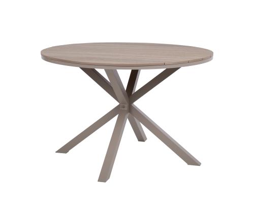 Pöytä PORTO D110,5xH73cm, beige/harmaa