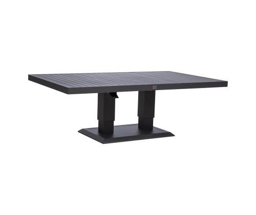 Pöytä TOMSON 150x90xH52-75cm, tummanharmaa