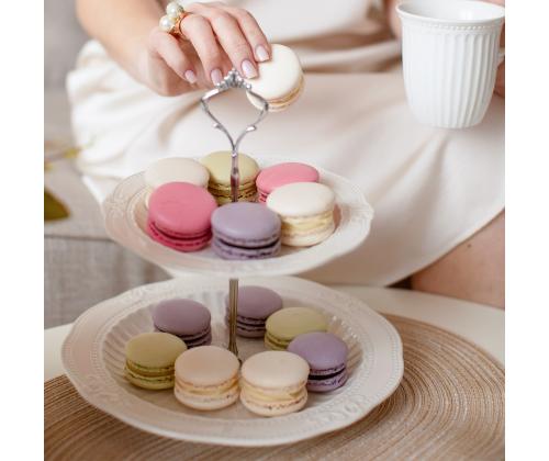 Lattiakärry 2x SOFIA, D20/26,5cm, valkoinen