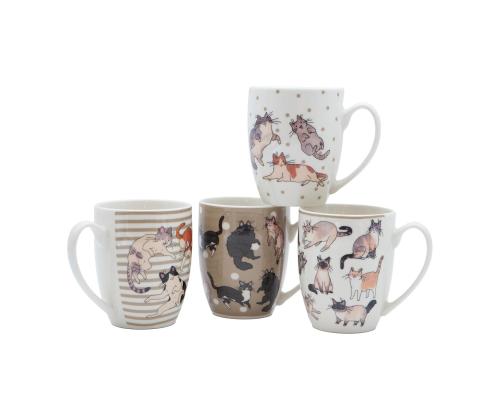 Muki CAT D8xH10,5cm 400ml, mix, sekoitus