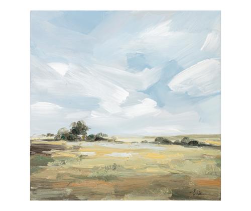 Öljymaalaus 60x60cm, kesämaisema