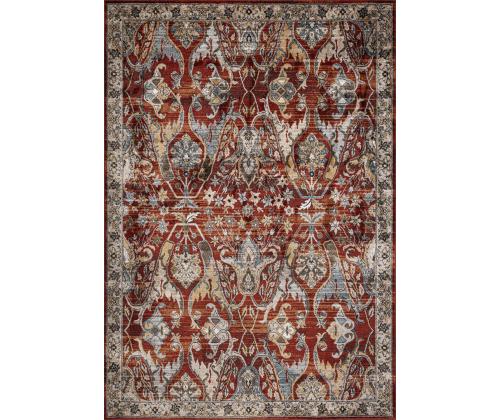 Matto DARLY-5, 133x190cm, punainen/beige