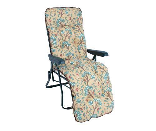 Lamami tuoli BADEN-BADEN beige kuvioitu kansi