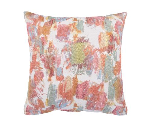 Tyyny HOLLY 45x45cm, vetoketjullinen, intialaista taidetta, kangas 50% puuvillaa, 50% polyesteriä, kangas 698
