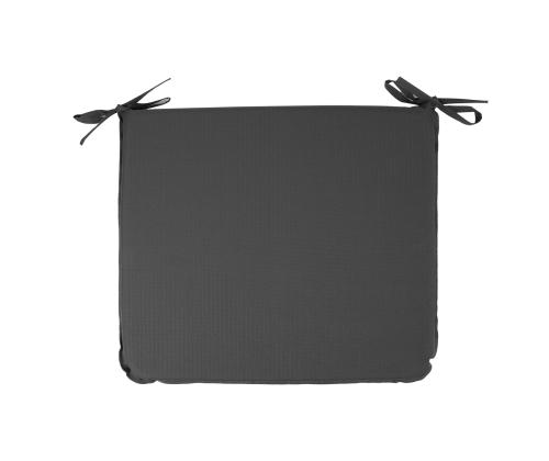 Tuoliverhoilu OHIO-2 43x38x2,5cm, tummanharmaa, 100% polyesteriä