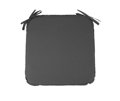 Tuoliverhoilu OHIO-2 39x39x2,5cm, tummanharmaa, 100% polyesteriä