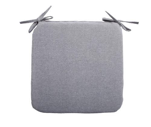 Tuoliverhoilu SIMPLE GREY 39x39x2,5cm, kangas 468, 100% polyesteriä