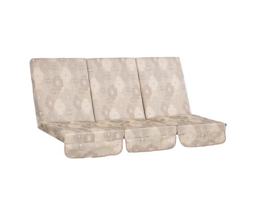 Keinutyynyt MONTREAL 114x52x9cm, beigen väriset renkaat, kangas 110, 100% polyesteri