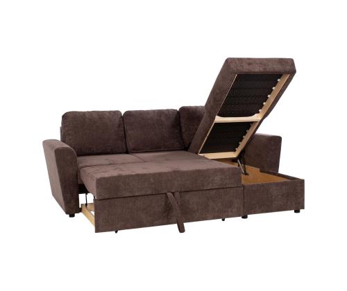 Kulmasohva INGA 217x92/160xH92cm, ruskea