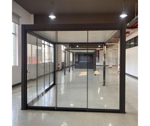 Lasinen liukuva seinä katokselle MIRADOR-111 4 m