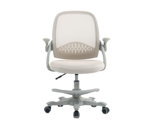 Lasten työpajatuoli EMMY jalkatuella 59x57xH87-99cm, beige väri