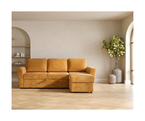 Kulmasohva INGA 217x92/160xH92cm, keltainen