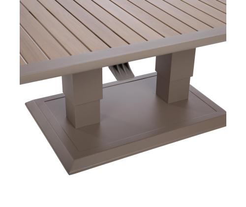 Pöytä MARENDA 150x90xH52-75cm, harmaa beige