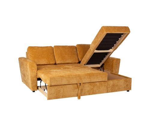 Kulmasohva INGA 217x92/160xH92cm, keltainen