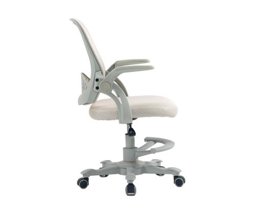 Lasten työpajatuoli EMMY jalkatuella 59x57xH87-99cm, beige väri