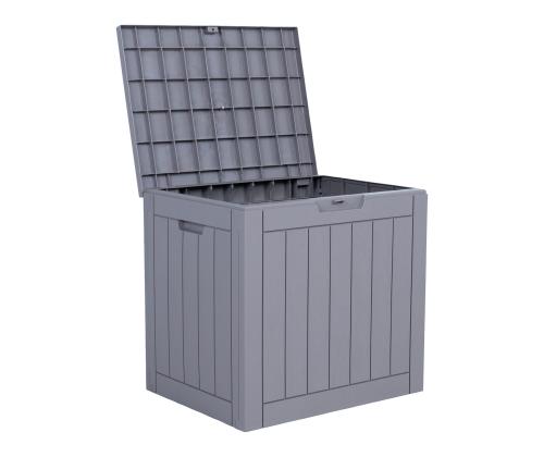 Säilytyslaatikko PORTOLA 56x43xH53cm/118L, harmaata muovia