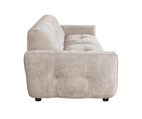 Sohva DAMALI 3-istuttava 224x96xH81cm, vaaleanruskea