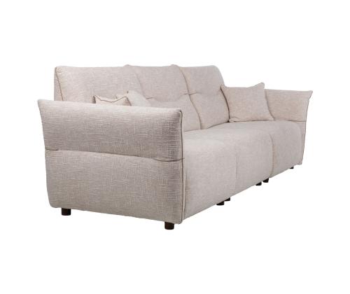 Sohva CALLA 4-istuttava 284x100xH92cm, kauranvalkoinen, kauranvalkoinen