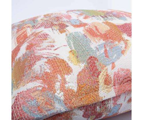 Tyyny HOLLY 45x45cm, vetoketjullinen, intialaista taidetta, kangas 50% puuvillaa, 50% polyesteriä, kangas 698