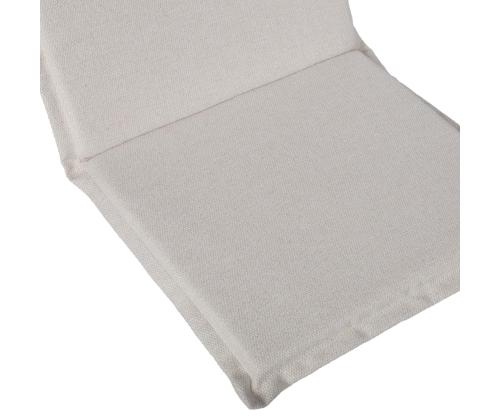 Tuolipäällinen SUMMER 42x90x3cm, luonnonvalkoinen, 100% polyesteri, kangas 467