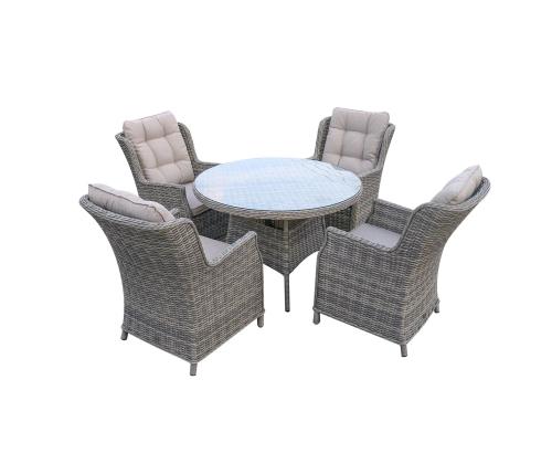 Pöytä TRENTO D110xH73cm, vaaleanharmaa