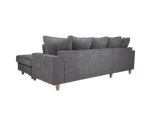 Kulmasohva JAMAICA 260x108/177xK97cm, harmaa