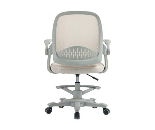 Lasten työpajatuoli EMMY jalkatuella 59x57xH87-99cm, beige väri