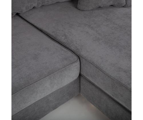 Kulmasohva JAMAICA 260x108/177xK97cm, harmaa