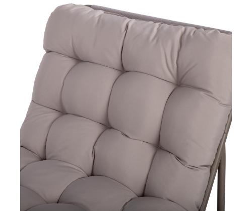 Puutarhakalustesarja JIVE pöytä ja 2 tuolia, taupe beige viimeistely