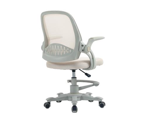 Lasten työpajatuoli EMMY jalkatuella 59x57xH87-99cm, beige väri