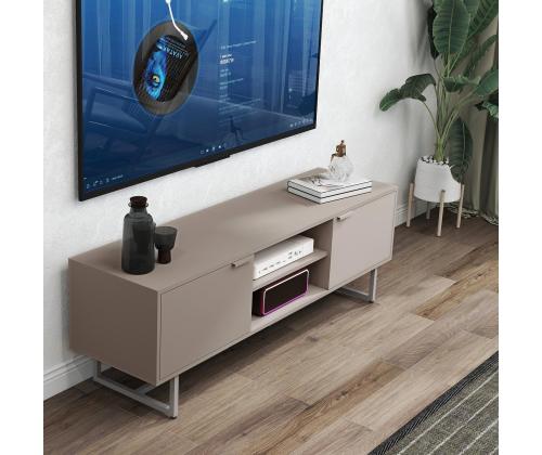 TV-pöytä CLARK 150x40xH50cm, beige