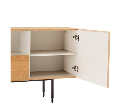 Nojatuolit NATE 180x40xH76cm, tammi