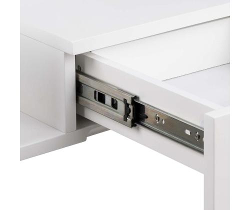 Yöpöytä ASHLAN 40x32xH16,5cm, valkoinen