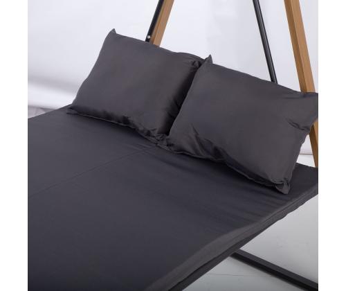 Puutarhapenkki HELIA 3-istuttava, harmaa