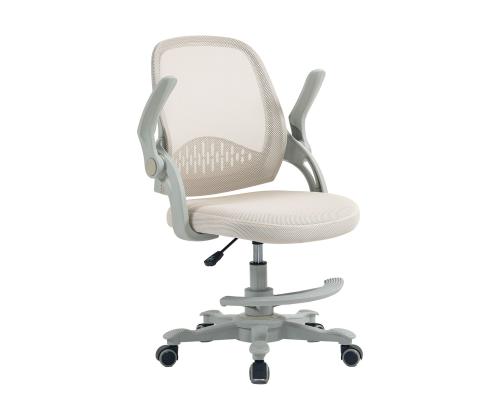 Lasten työpajatuoli EMMY jalkatuella 59x57xH87-99cm, beige väri