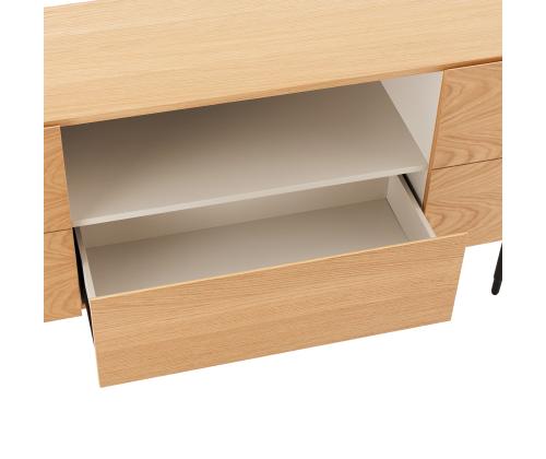 Nojatuolit NATE 180x40xH76cm, tammi