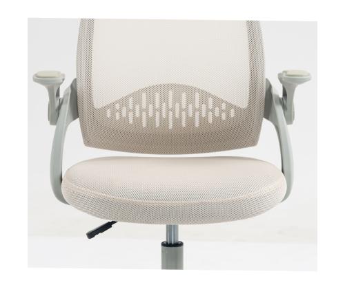 Lasten työpajatuoli EMMY jalkatuella 59x57xH87-99cm, beige väri