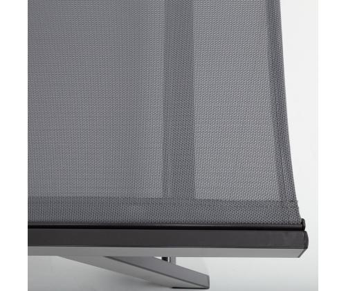 Lamami tuoli ARIO 59,5x190xH32-96cm, tummanharmaa