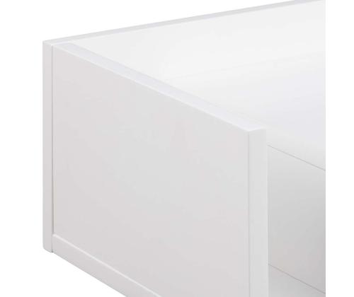 Yöpöytä ASHLAN 40x32xH16,5cm, valkoinen