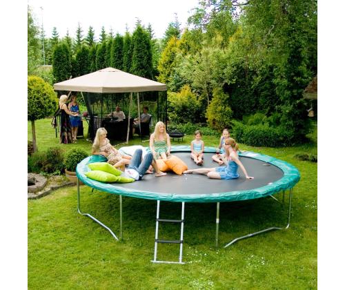 Trampoliini D426cm, vihreä reuna