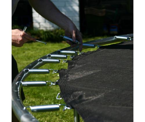 Trampoliini D426cm, vihreä reuna