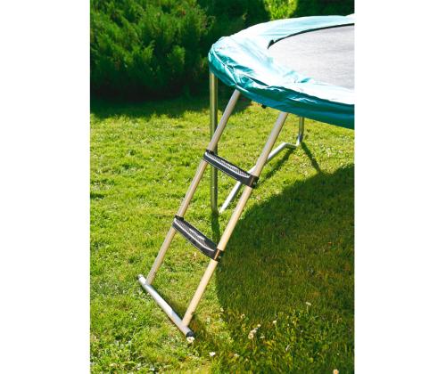 Trampoliinitikkaat 98x52cm, muoviportaat, teräsrunko