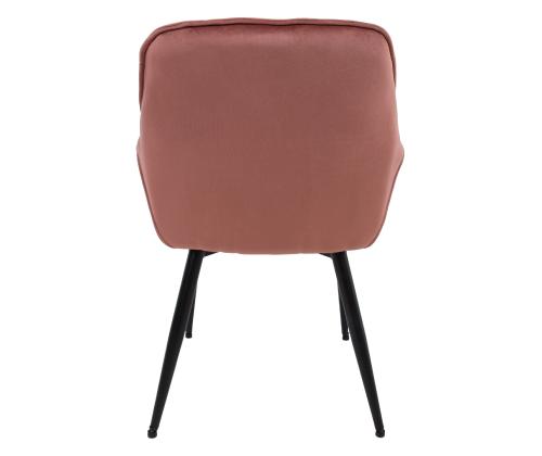 Tuoli BRITA 58x63H83cm, vaaleanpunainen sametti