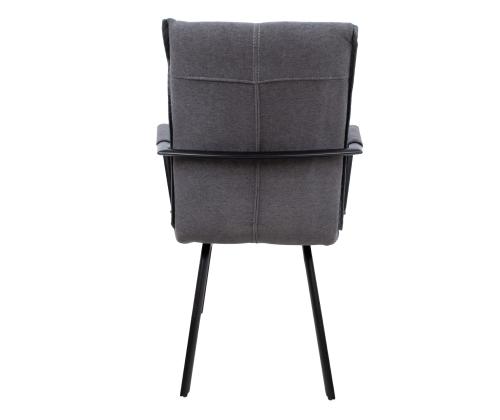 Tuoli EDDY käsinojilla 59x56xH89cm, harmaa