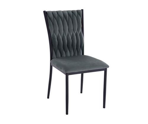 Tuoli EMORY 47x59xH93cm, harmaa sametti