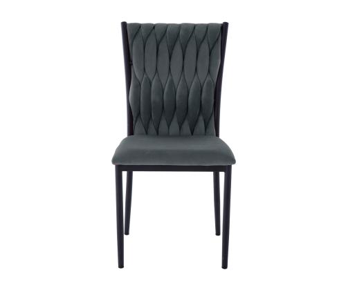 Tuoli EMORY 47x59xH93cm, harmaa sametti