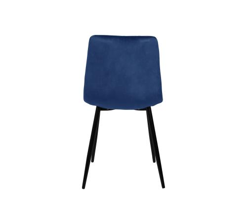 Tuoli CHILLI tummansinistä samettia